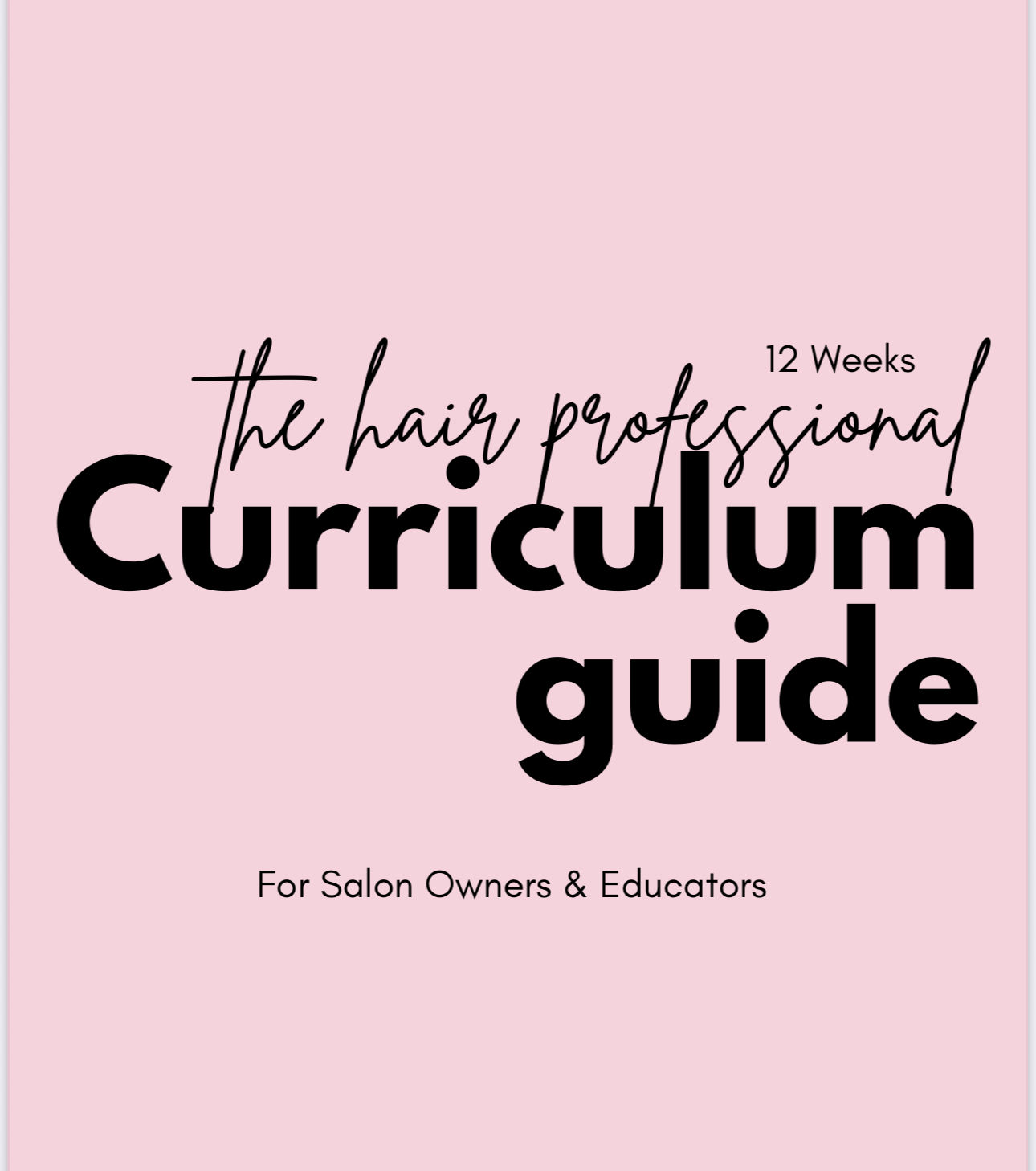 12 Week Curriculum Guide