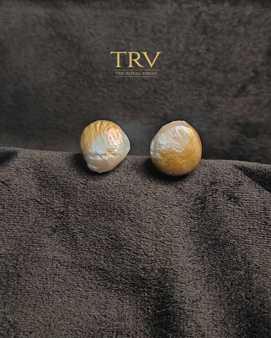 ERPFW005- Unique Golden & Silver Blend Peral Studs