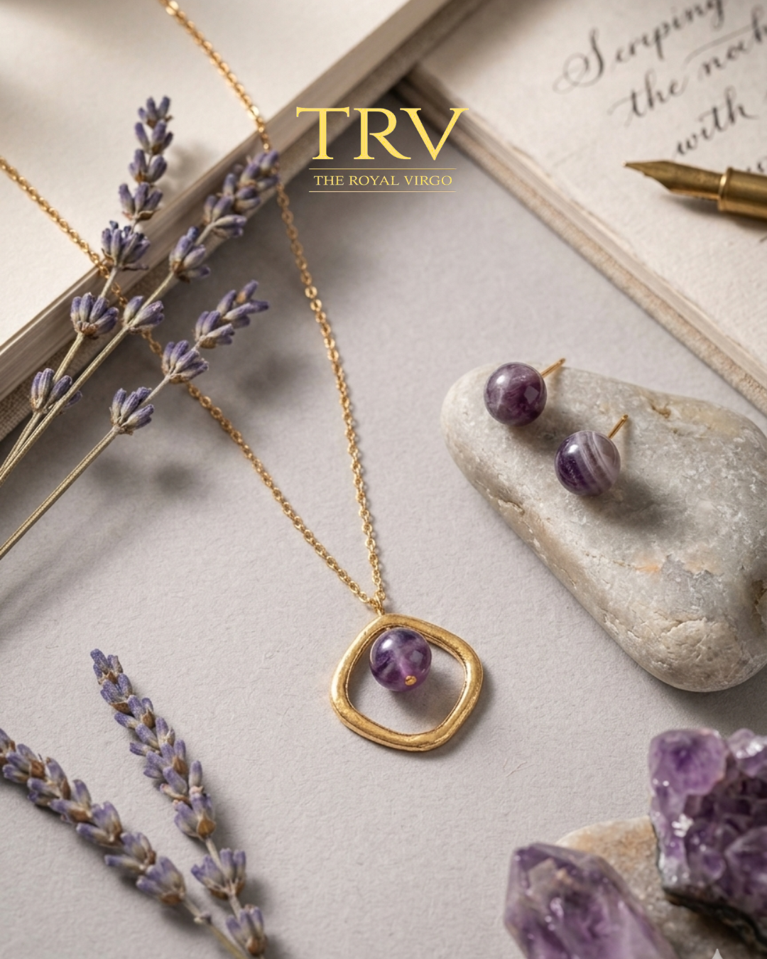 AGN01 Amethyst Serenity Set