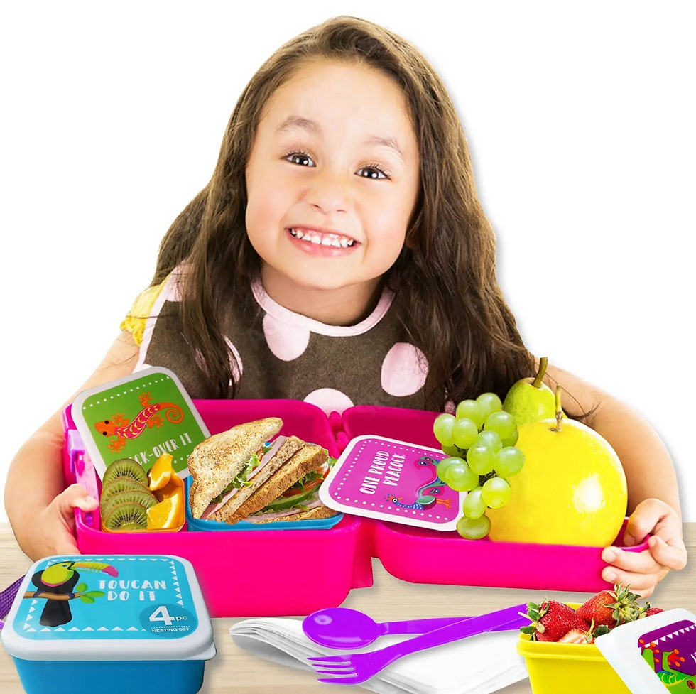 Thumbnail: Tropical Stackable Meal Containers (4pcs)