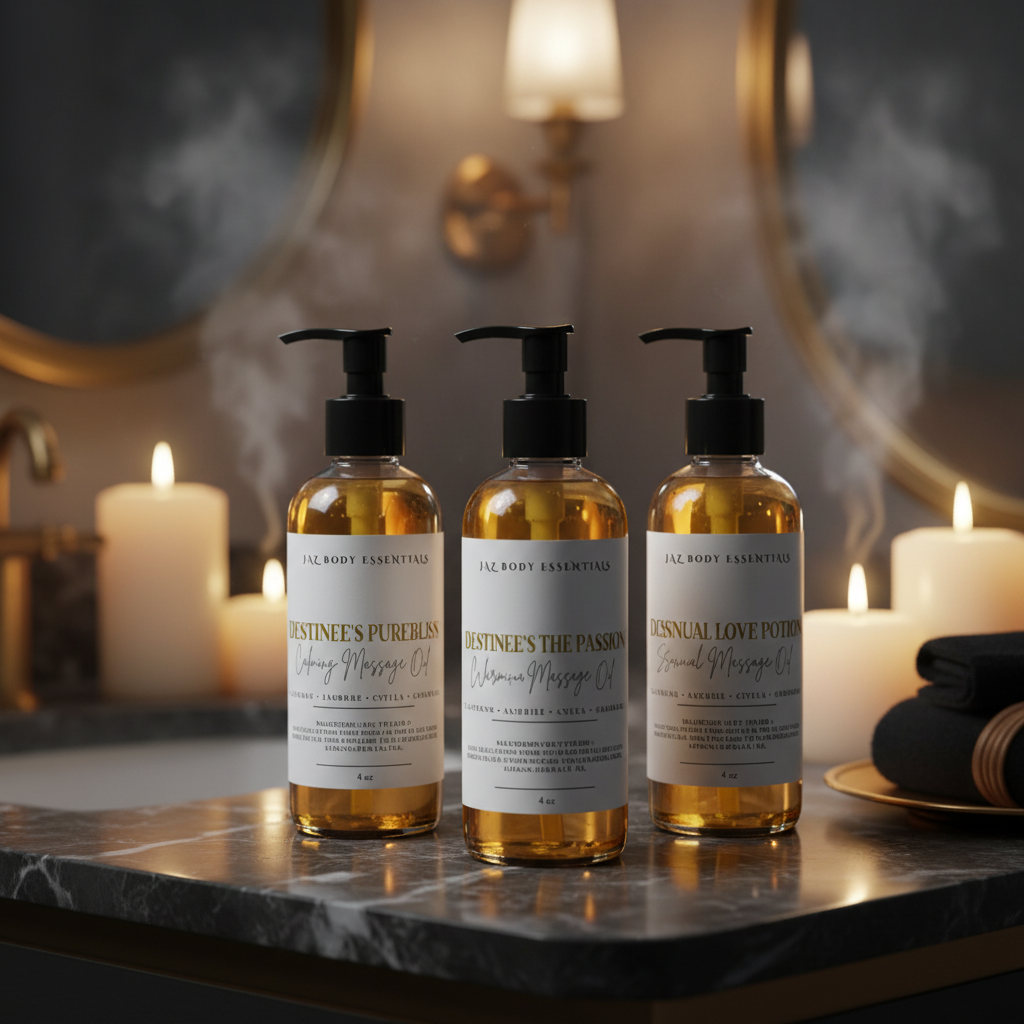 Destinee's Sensual Massage Oil Collection