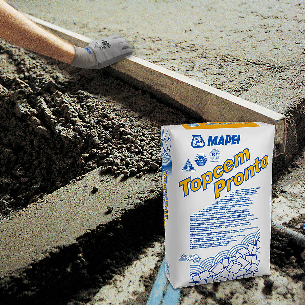 a picture of someone using topcem pronto screed