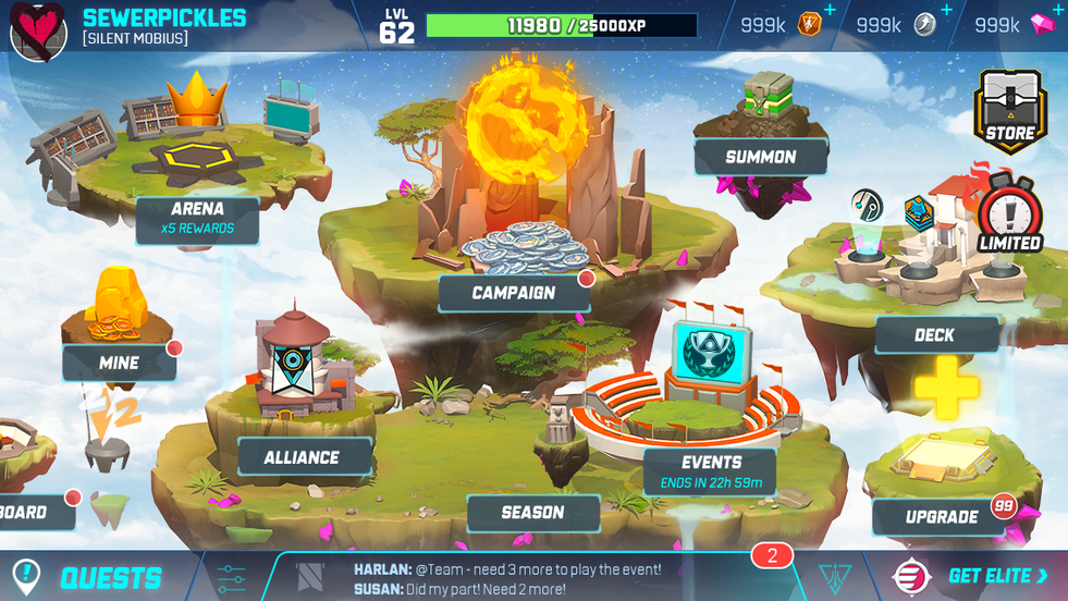 Island Homescreen