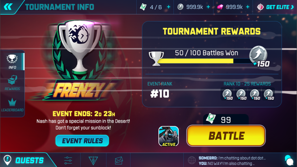 Frenzy Event