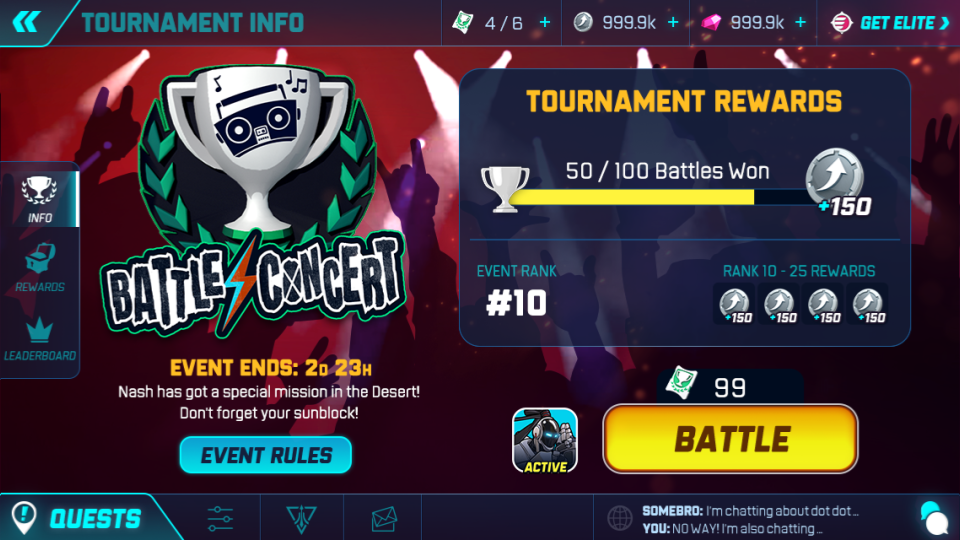 Battle Concert Event