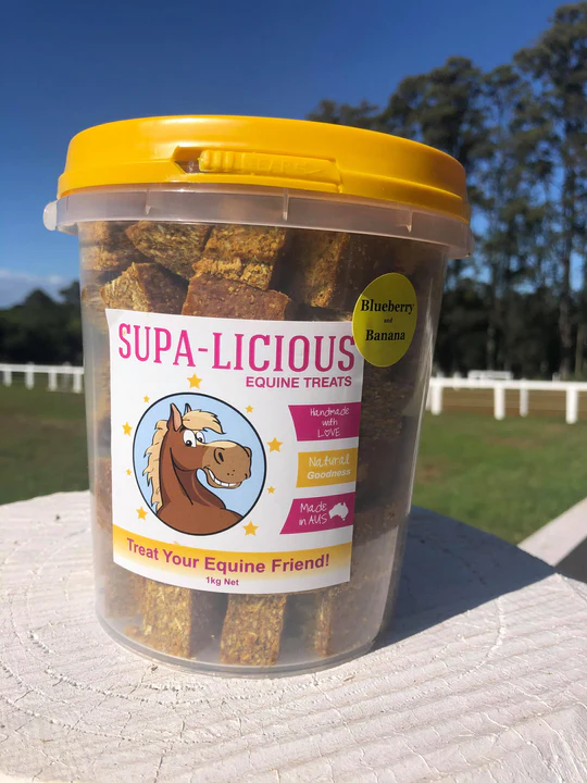 SupaLicious Blueberry & Banana Treats 1kg Tub My Site