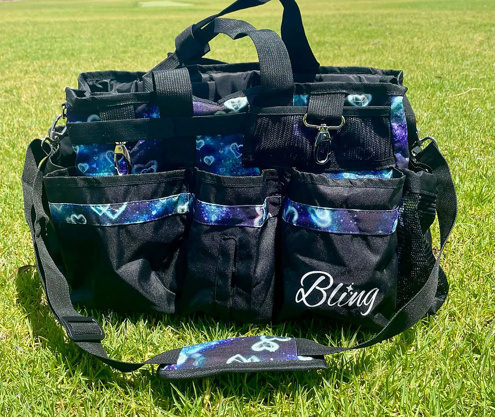 horse grooming tote bag