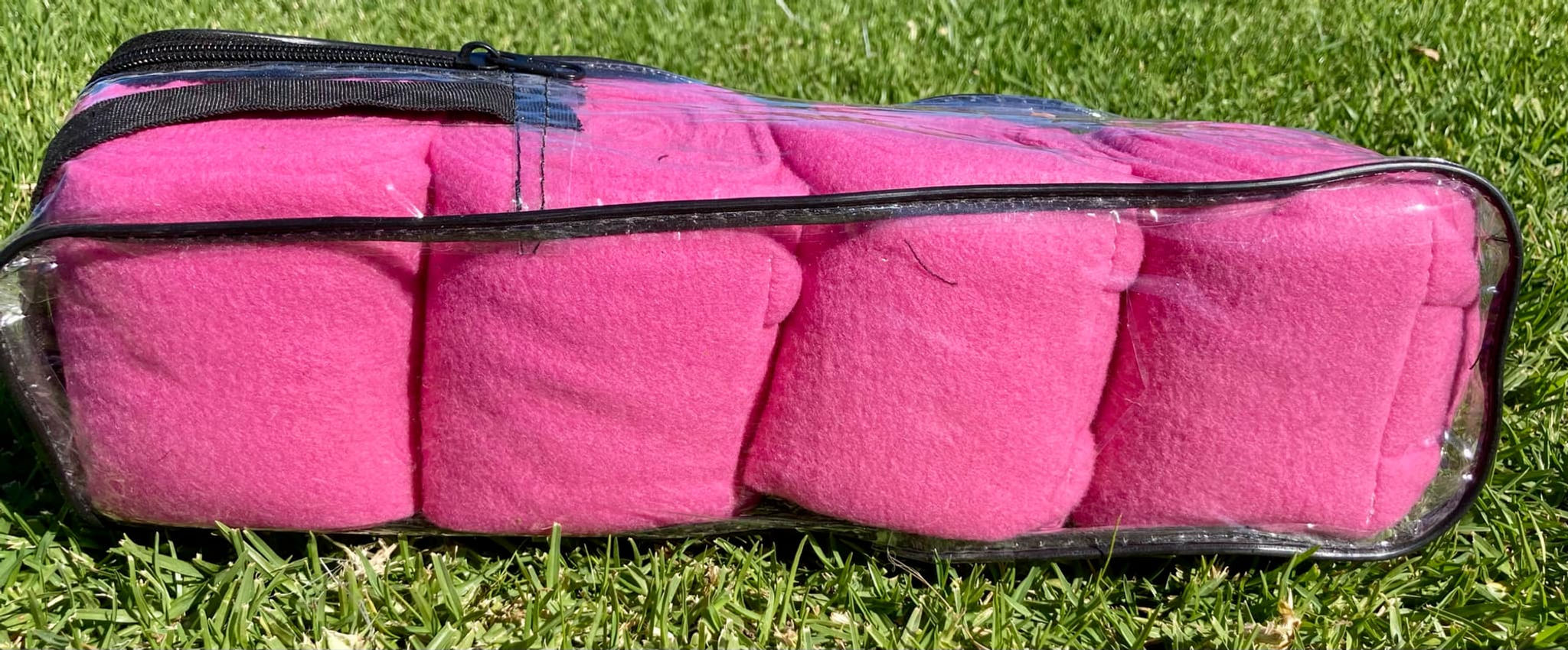 Equestrian Horse Polo Bandage Set Pink