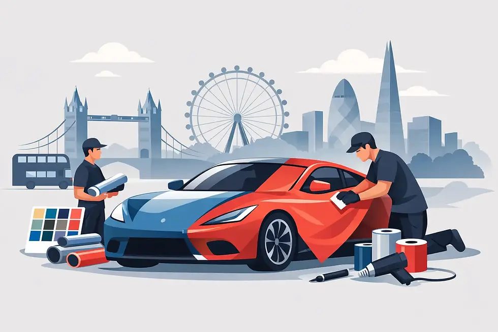 Bespoke Car Wrapping Service for London Vehicles
