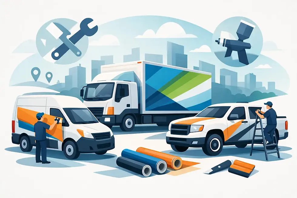 Fleet Vehicle Wraps That Work Harder