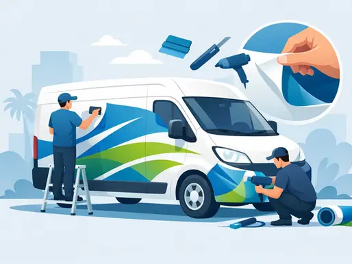 How to Wrap a Company Van Properly