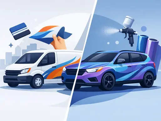 Vinyl Graphics vs Full Wrap: Which Fits?