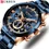 Thumbnail: CURREN Stainless Steel Chronograph Quartz Watch