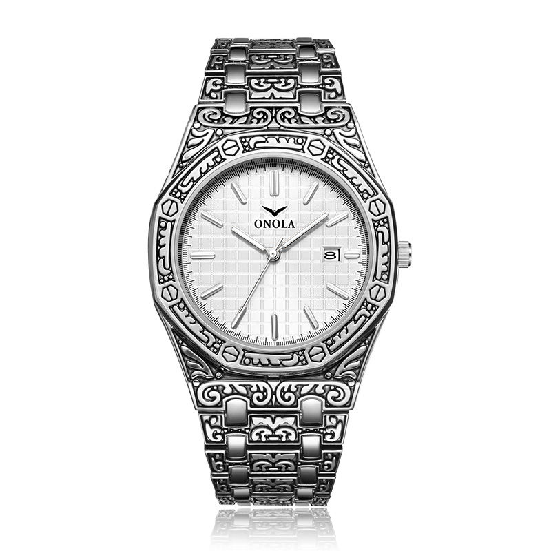 Thumbnail: ONOLA 3812 Stainless Steel Quartz Mens Watch