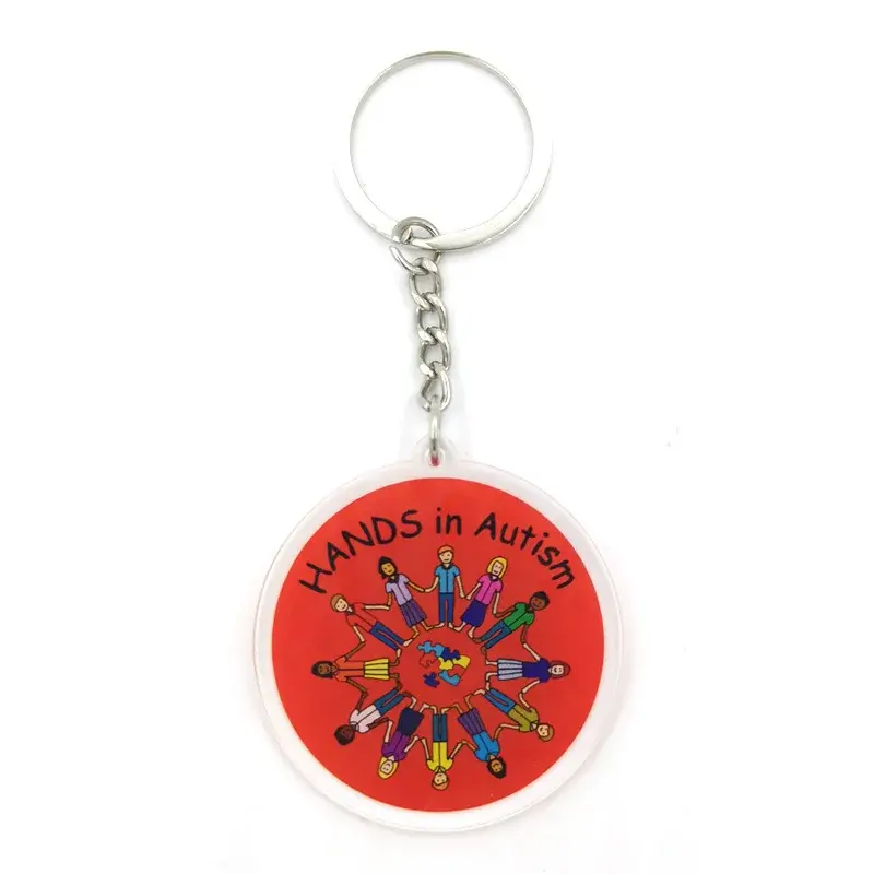 Thumbnail: Autism Pattern Anime Lanyard Badge