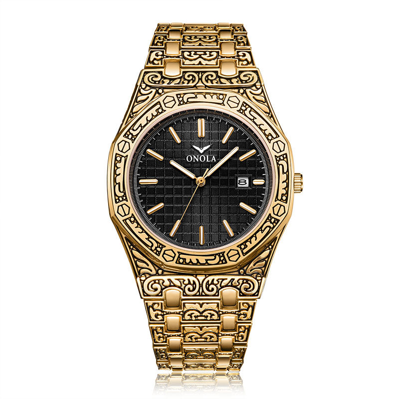 Thumbnail: ONOLA 3812 Stainless Steel Quartz Mens Watch