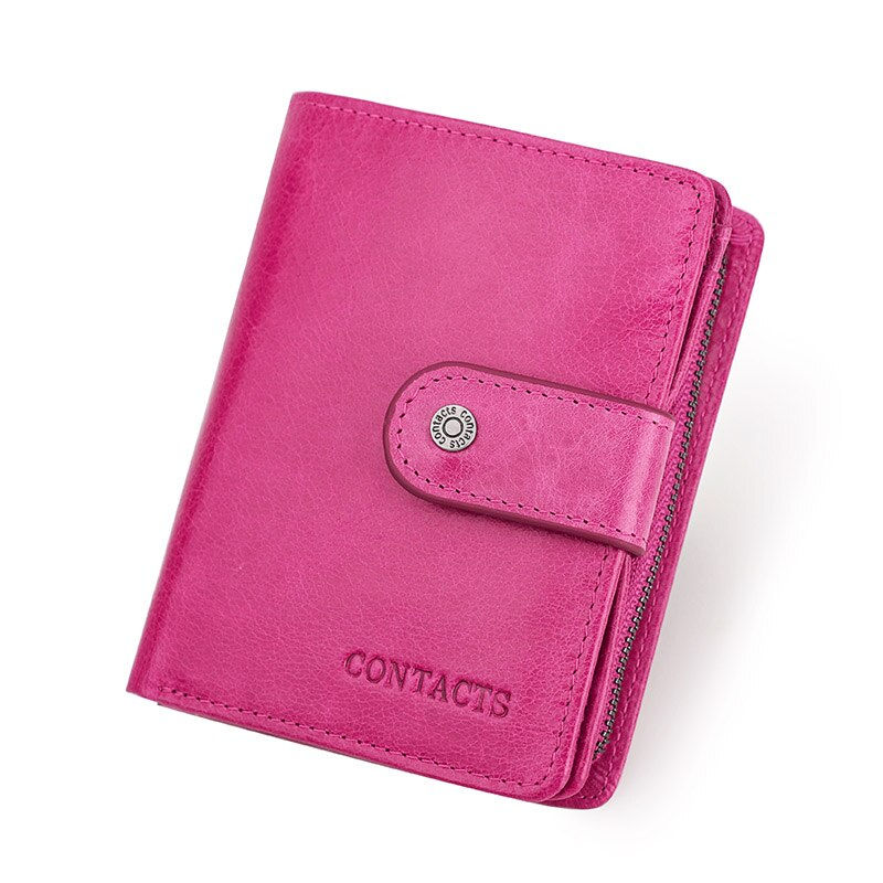 Thumbnail: CONTACT'S Genuine Leather RFID Vintage Wallet  With Coin Pocket