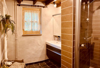 Badkamer beneden Haegepreeck