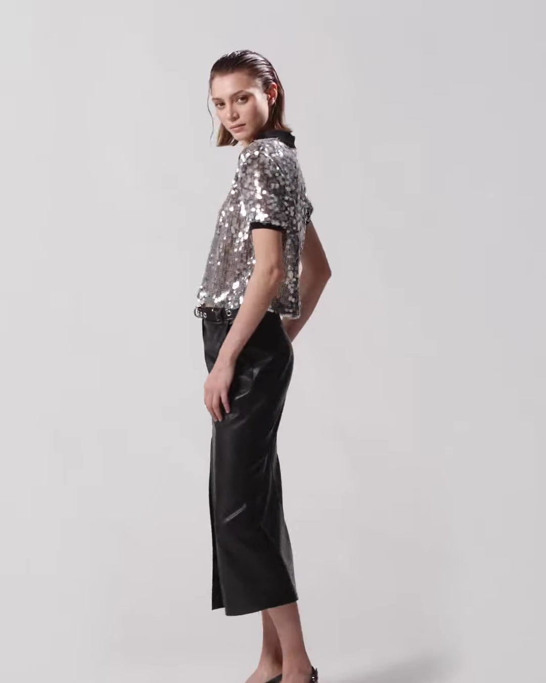 Gonna ecopelle Pinko