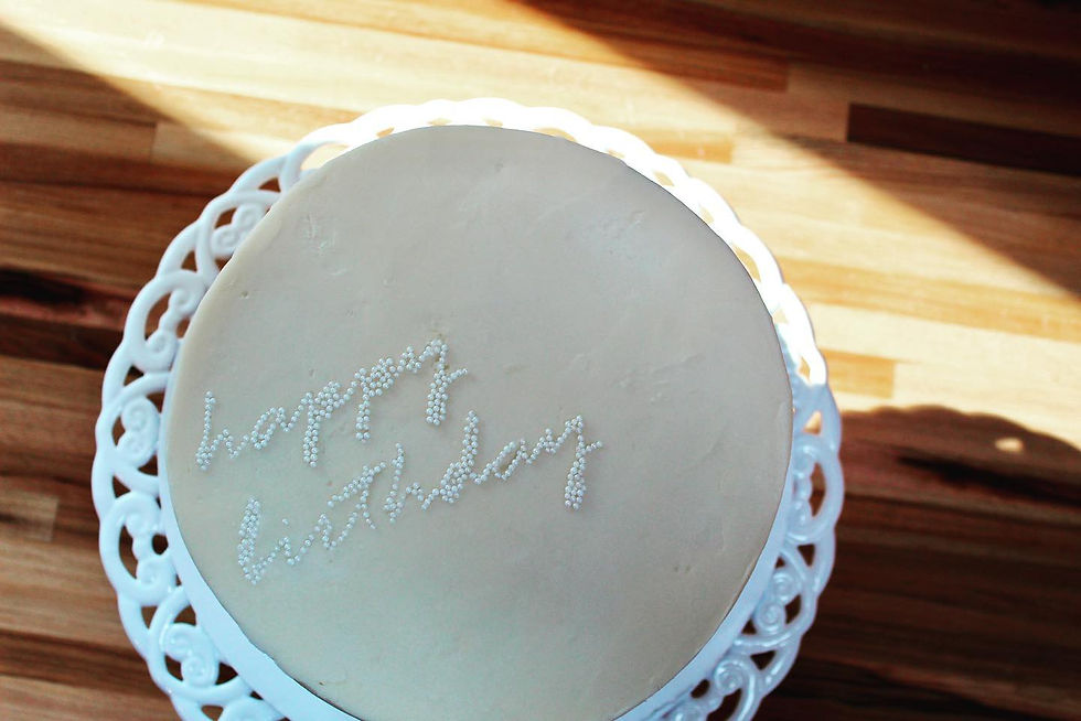 Vanilla Birthday Cake