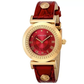 Versace Vanity P5Q80D800S800 Red Dial Quartz Women's Watch + Free Post $584 with best offers.