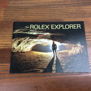 Rolex Explorer Booklet in English 1999
