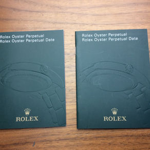 Rolex Oyster Perpetual Date Booklet in English set of 2 2009