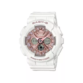 Casio Baby-G BA-130-7A1JF Quartz White-Pink Women's Watch Paper+ Free Post $205 with best offers.
