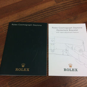 Rolex Cosmograph Daytona Booklet in English 2002