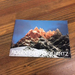 Rolex OysterQuartz Vintage Booklet in English 1988