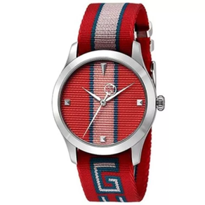 Gucci YA1264070 G-Timeless Red Blue and Pink Dial Men's Watch + Free Post $718 with best offers.
