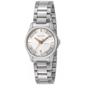 Gucci G-Timeless YA126523 Silver Dial Women's Watch + Free Post $628 with best offers.