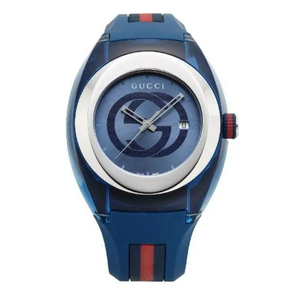 Gucci YA137104A Sync Blue Rubber Men's Watch + Free Post $493 with best offers.