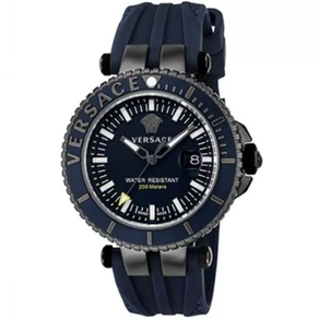 Versace V-Race VAK020016 Blue Dial Rubber Strap Men's Watch + Free Post $1,078 with best offers.