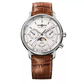 Zeppelin 8637-1 Marine Leather Band Quartz Men's Watch + Free Post $538 with best offers.