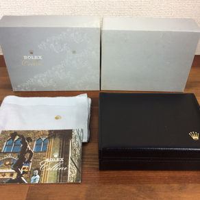 Rolex Cellini 4129/8 Vintage Watch Box 1992 + Booklet & Hanky