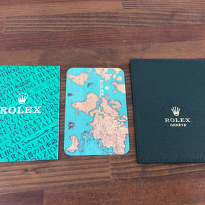 Rolex Calendar Card 1999/2000 + Card Holder + Cert Booklet