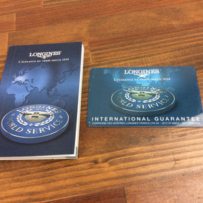 Longines Service Booklet & International Guarantee ID Card 2000
