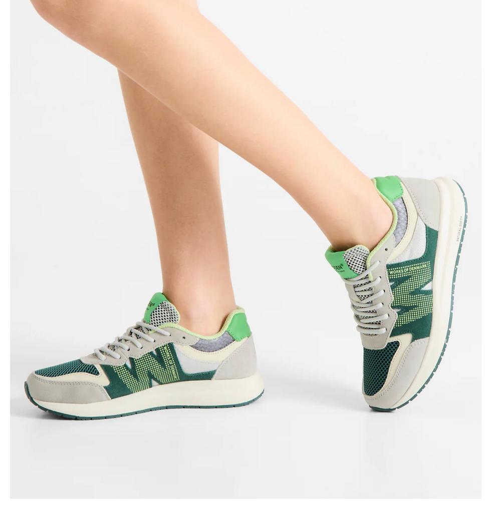 Thumbnail: WODEN - Rigmor Open Mesh in Apple Green Multi