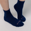 Thumbnail: PAIRE QUARTER SOCKS STORMY BLUE