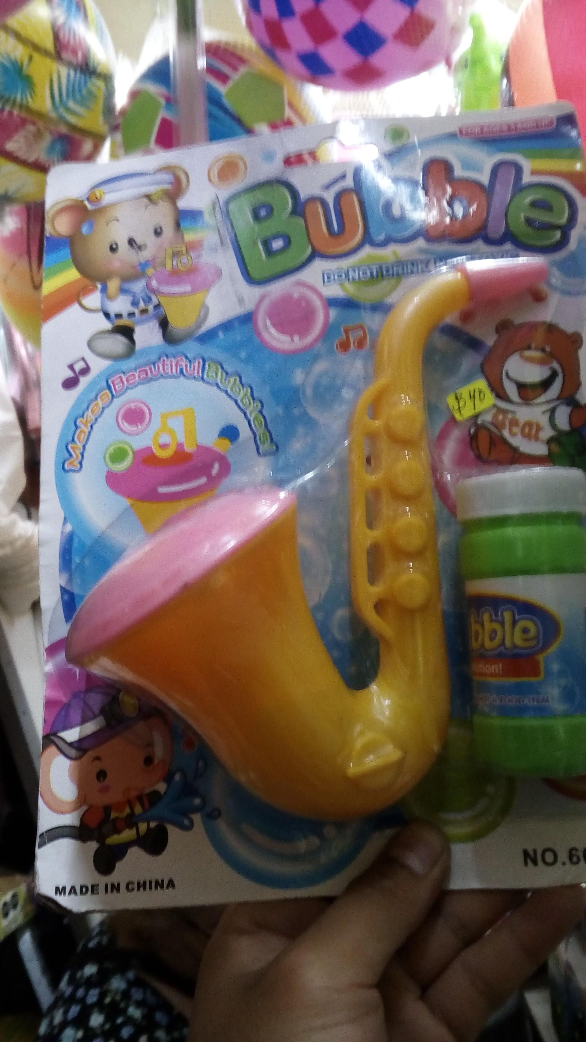 SAXOFON DE BURBUJAS