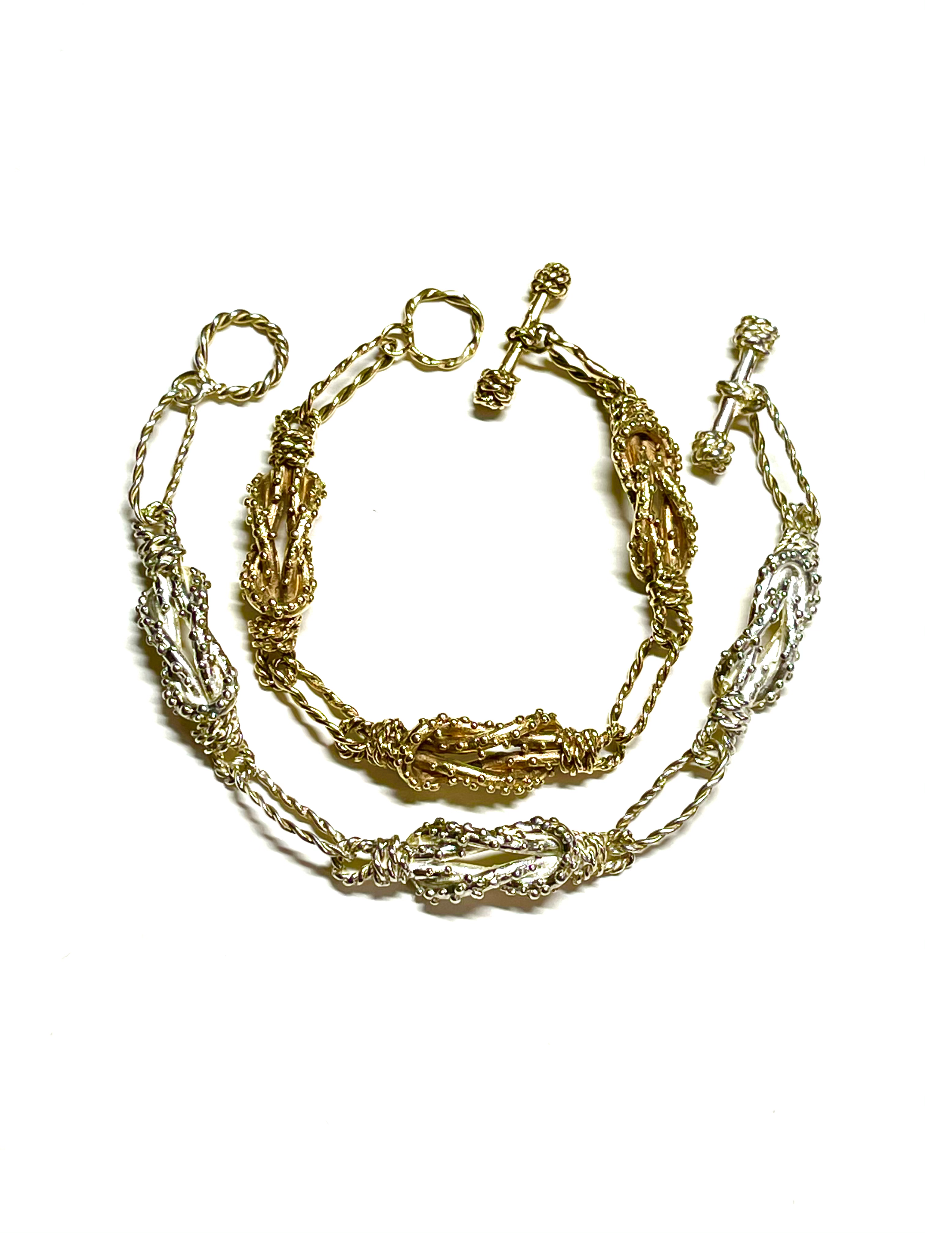 Nantucket Knot Bracelet 14k gold