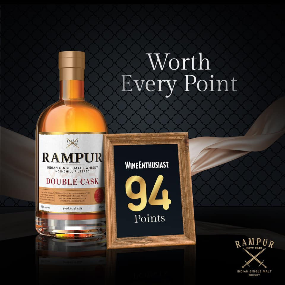 Thumbnail: Rampur Indian Double Cask Single Malt Whisky (Gift Set)