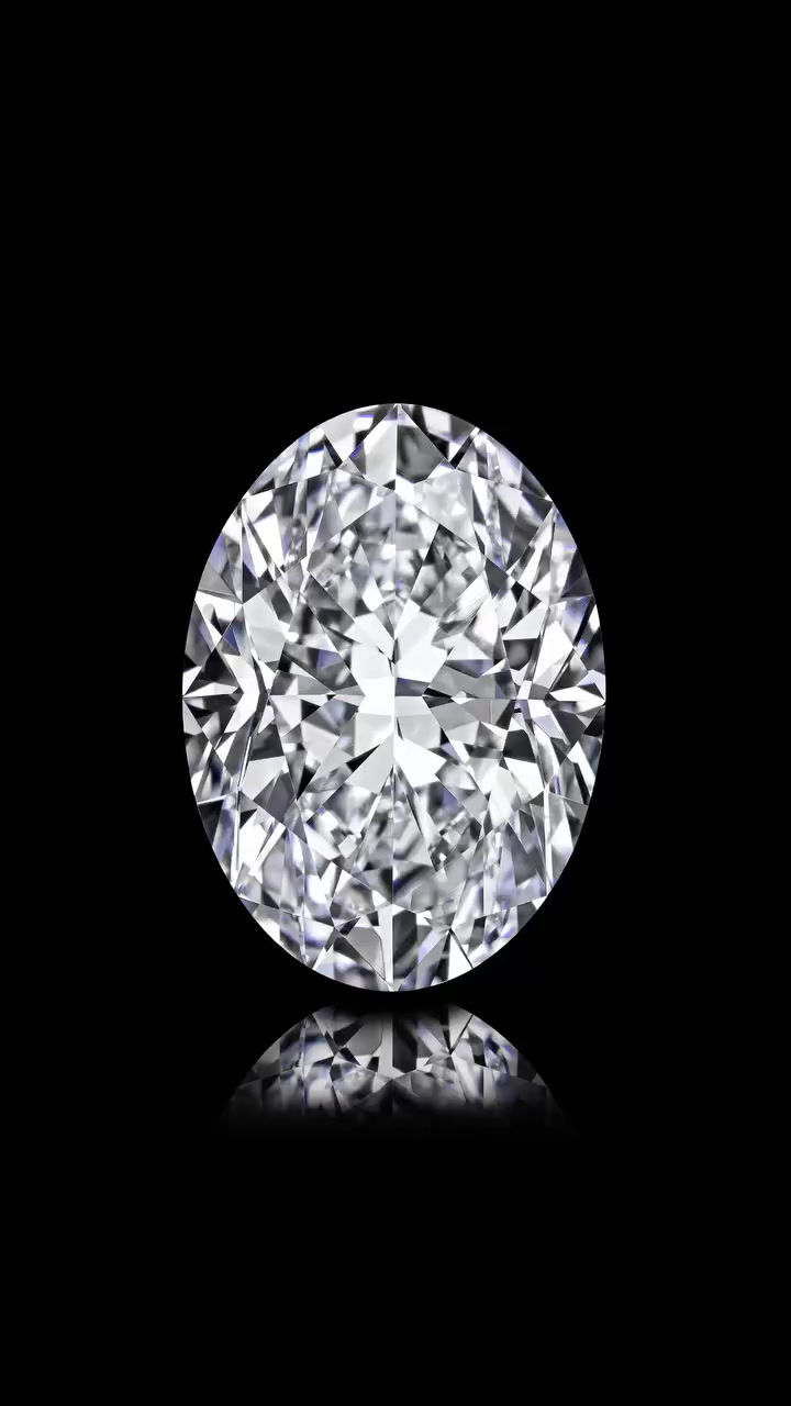 Diamant Ovale de Laboratoire 7 Carats CVD - Couleur E Pureté VS1 Certificat IGI