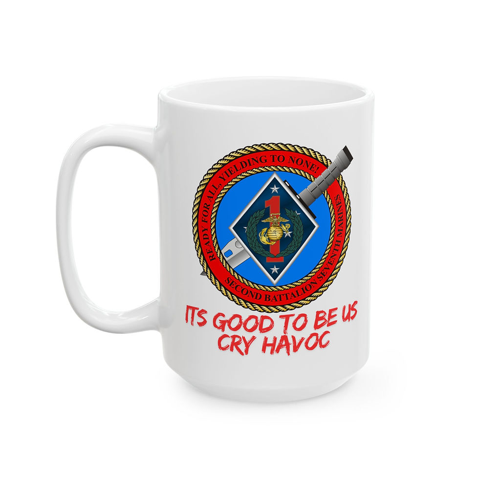 Thumbnail: HAVOC Ceramic Mug — Personalized Emblem Coffee Cup (11oz/15oz)
