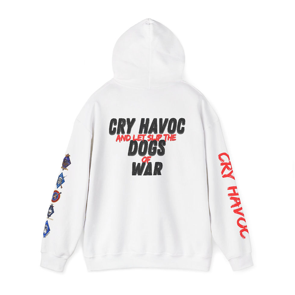Thumbnail: Cry Havoc Unisex Heavy Blend Hoodie