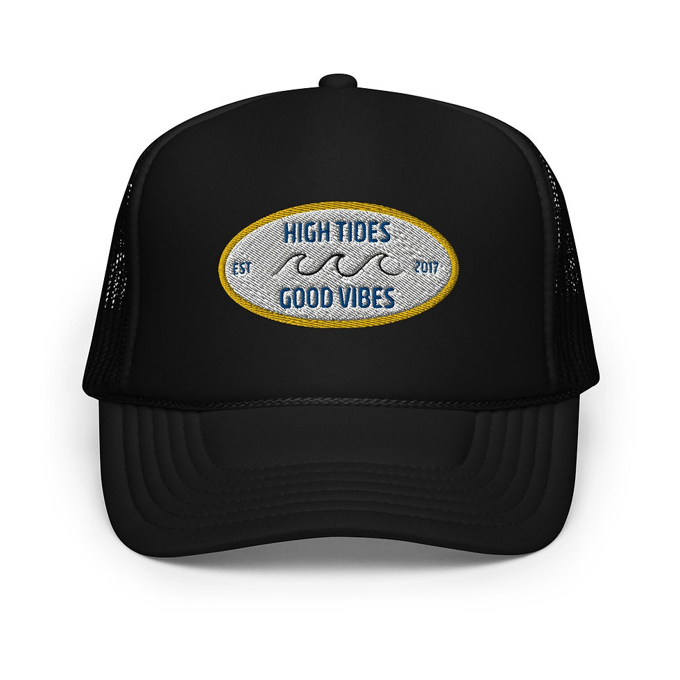 Thumbnail: High Tides Good Vibes Foam Trucker Hat