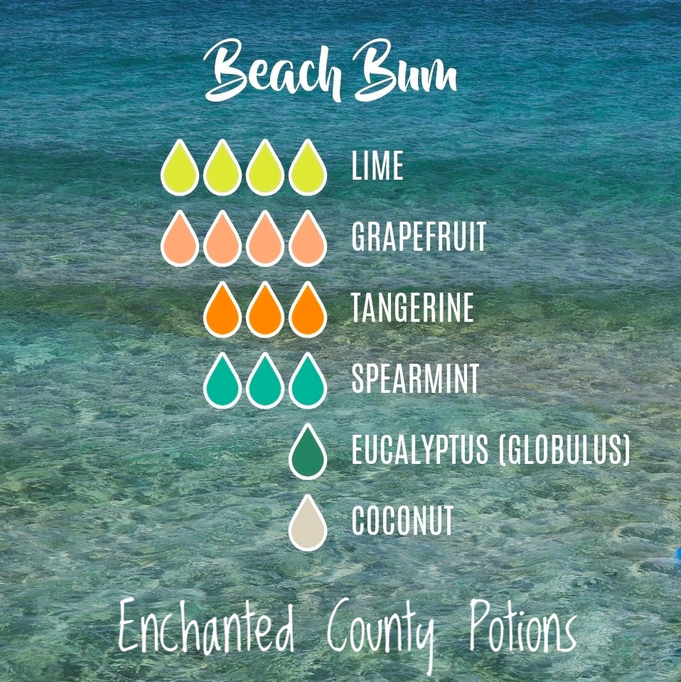 Beach Bum Perfume Roller: A Bright, Tropical Essential Oil Blend