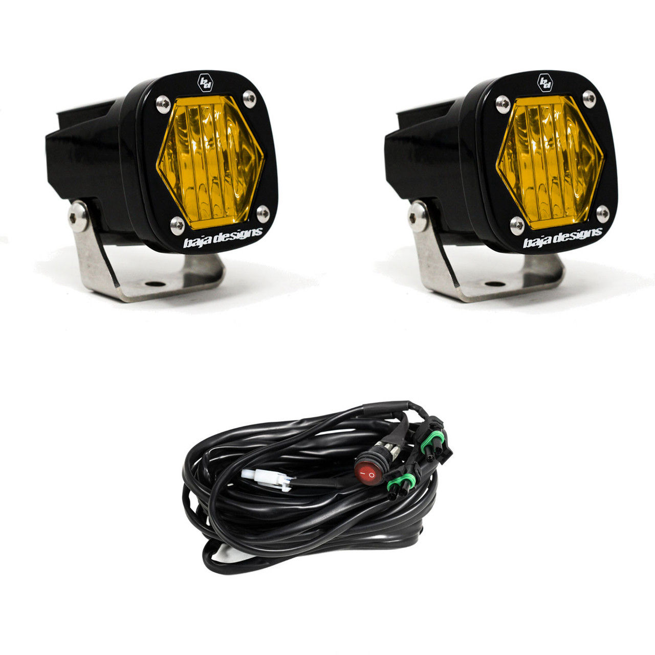 BAJA DESIGNS - S1 LIGHT POD AMBER ( PAIR )