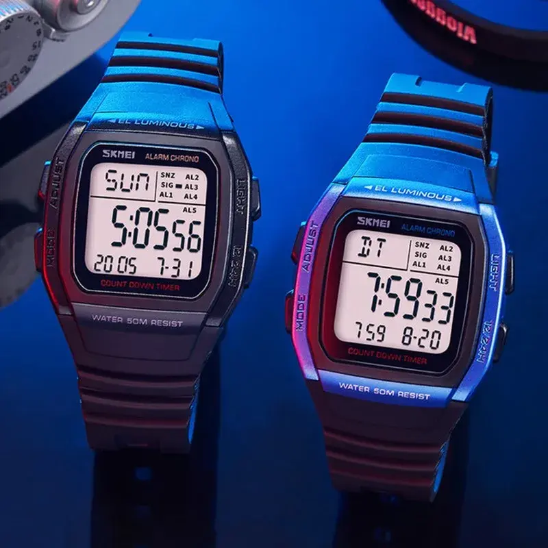 Thumbnail: SKMEI Fashion Watches Waterproof Sports Digital LED